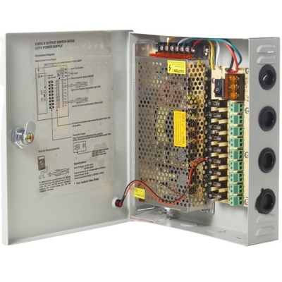 Appareil photo de vidéosurveillance à haute fréquence 12V 10A 120W 18ch