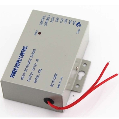 Fréquence de sortie 50/60Hz 12V 3A 36W alimentation pour contrôle d'accès K80 par C-Power