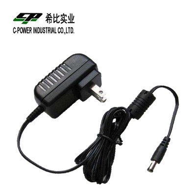 Type de sortie en courant continu C-alimentation électrique 12V 1A AC Adaptateur de courant courant continu 1000mA
