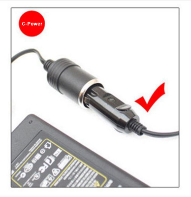 Adaptateur de voiture moderne de 60 W DC 12V à AC 220V avec connexion de bureau 12VDC alimentation 5A