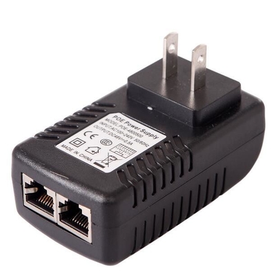 POE Injector Ethernet Adapter 48V 500mA prise murale pour l'alimentation électrique du téléphone/caméra IP