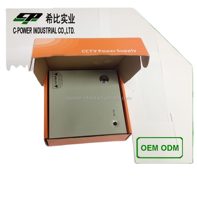 Boîte d'alimentation de caméra de vidéosurveillance 12V DC 3A 4CH avec canaux de sortie personnalisables