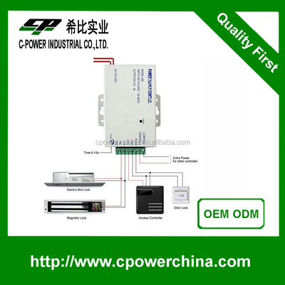 Énergie électrique de serrure haute tension 12V 3A UPS pour la sécurité / surveillance / alarme