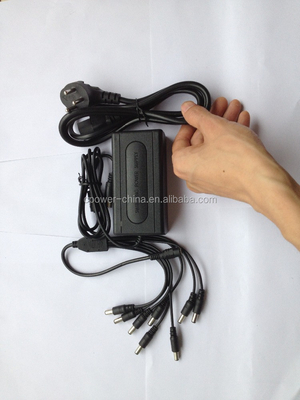 Moniteur LCD Caméras CCTV C-Power Supply 4 Ports Split DC Cable 12V DC 5A 60W Adapteur AC DC