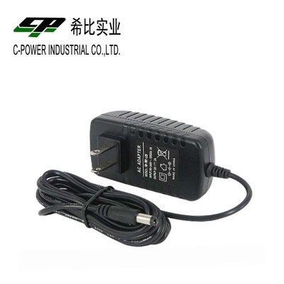 Énergie en continu 5V 12V 24V Sortie Noir 500mA 1A 2A Adaptateur pour appareils électroniques