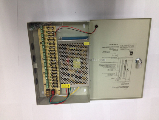 12V sortie CCTV alimentation 120W 18CH pour la protection contre la surtension et la caméra CCTV