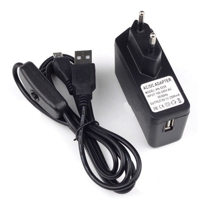 Type de sortie en courant continu Noir 5V 2A 5V 1A 5V 500Ma 5V 0,5A Adaptateur USB pour courant alternatif non commun