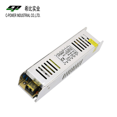 12V 10A alimentation en courant alternatif pour caméra de vidéosurveillance ou éclairage LED 88% d'efficacité