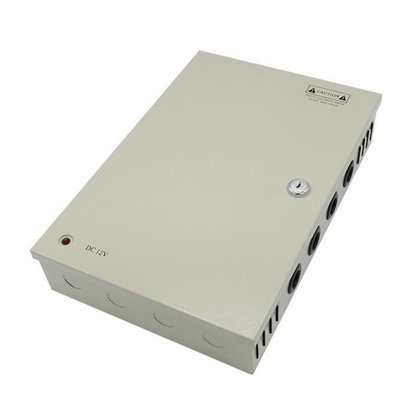 Sortie unique gris 9 ports 20A 12V DC Commutation de l'alimentation électrique Boîte de distribution C-Power