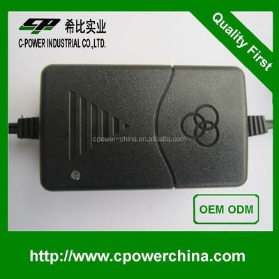 Adaptateur d'alimentation 12V 2A 24V 1A noir blanc pour lampe à bande LED Type de sortie CC