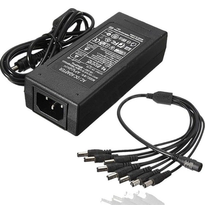 Connexion de bureau 12V 5A Adaptateur électrique à sortie multiple avec 4 ports Pigtail certifié CE