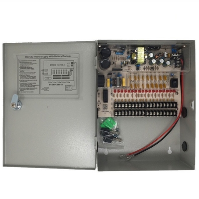 110v 220v 12v 15a 10ch batterie de secours alimentation de commutation pour caméras de surveillance