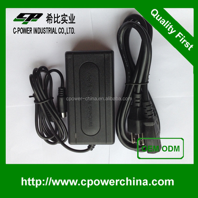 36V Voltage de sortie AC100-240V Voltage d'entrée 1A Adaptateur de puissance pour DC48V 1A 24V 42V 32V