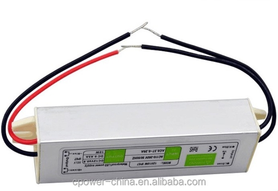 10W-200W étanche à l'eau IP67 Transformateur lumineux LED Directeur d'alimentation avec sortie en courant continu 24v