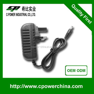 Chargeur d'adaptateur AC/DC avec certification CE et variations de sortie CC de 3,2 V à 5,4 V