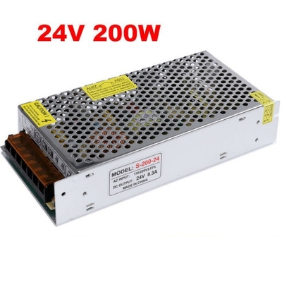 C-Power AC110V 220V DC 12V 16A 24V 8A 24V alimentation 200W avec tension d'entrée 220V