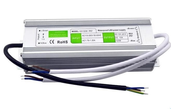 IP67 Adaptateur d'alimentation du transformateur extérieur 120W 150W pour pilote LED AC/DC12V 110-260V