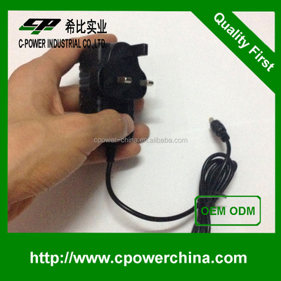 Voltage de sortie de 12 V Adaptateur de courant courant alternatif Efficacité de 90% pour 110 V 220 V