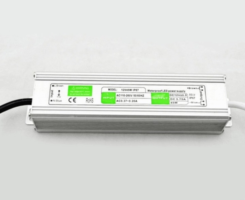 Énergie LED étanche 12V 30W 45W 50W 60W AC DC 24V IP66 IP67 pour bande LED