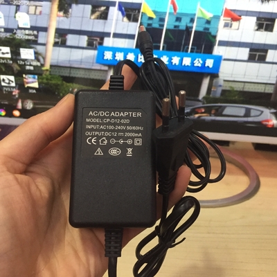 Adaptateur de courant alternatif/circulateur continu de 24 W pour caméra de surveillance de la fréquence de sortie 50/60 Hz Puissance de sortie 1-50 W