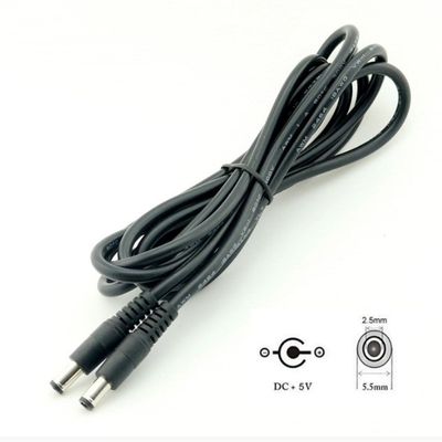 5m 3m 2m 1m câble CC blanc Femme type 5.5mm x 2.1mm câble d'extension adaptateur de prise