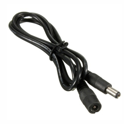 5m 3m 2m 1m câble CC blanc Femme type 5.5mm x 2.1mm câble d'extension adaptateur de prise