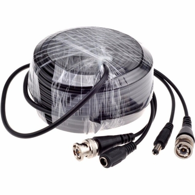 Extension de câble électrique vidéo BNC DC à basse tension pour caméra d'enregistrement de sécurité vidéo CCTV DVR