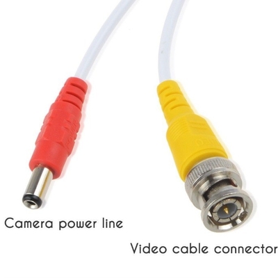 Extension de câble électrique vidéo BNC DC à basse tension pour caméra d'enregistrement de sécurité vidéo CCTV DVR