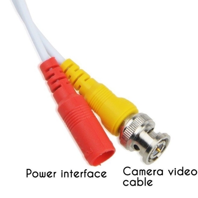 Extension de câble électrique vidéo BNC DC à basse tension pour caméra d'enregistrement de sécurité vidéo CCTV DVR
