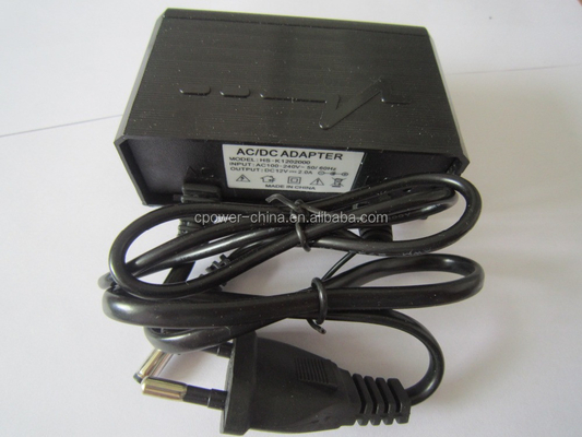 Adaptateur d'alimentation résistant à la pluie 24w 12v 1a 15v 1a 12v 2a avec courant de sortie de 2000mA