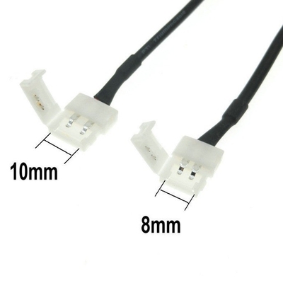 3528/5050 LED Strip 2Pin Connecteur à prise féminine Câble CC avec cuivre en conserve et PVC
