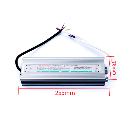 400W 12V 33,3A DC alimentation LED étanche IP67 Plage de régulation de ligne nominale ±0,5max