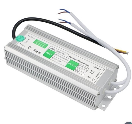 C-Power argent résistant à l'eau DC 12V 8,3A 10W 30W 50W 100W 120W 200W 300W IP67 alimentation