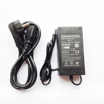 Énergie électrique de 60 W pour produits électroniques 12 VDC Voltage de sortie EU Plug 100-240 V entrée CA