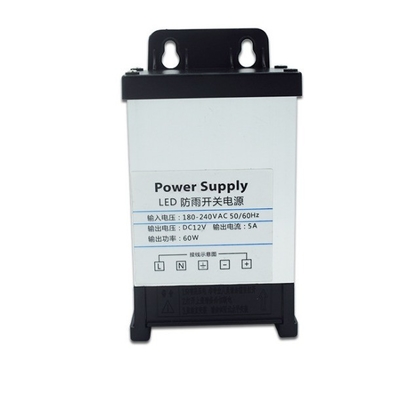 C-Power 60W 5A alimentation imperméable à la pluie avec tension de sortie de 12V et tension constante