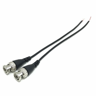 C-Power Metal Connecteur BNC Blanc câble d'extension pour CCTV type de bout mâle dépouillé