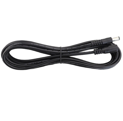 5.5*21dc Jack CCTV câble CC pour l'alimentation électrique en noir 2m 3m 5m 10m longueur