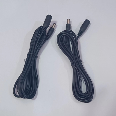 5.5*21dc Jack CCTV câble CC pour l'alimentation électrique en noir 2m 3m 5m 10m longueur