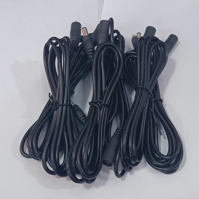 5.5*21dc Jack CCTV câble CC pour l'alimentation électrique en noir 2m 3m 5m 10m longueur