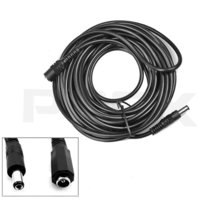 Vêtement en PVC 2V câble d'extension de courant courant continu 5,5 x 2,1 mm pour caméra de vidéosurveillance/LED/DVR/PSU Lead