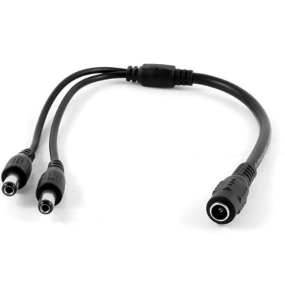 5.5x2.1mm/5.5x2.5mm Connecteur câble séparateur de courant continu pour CCTV basse tension moyenne