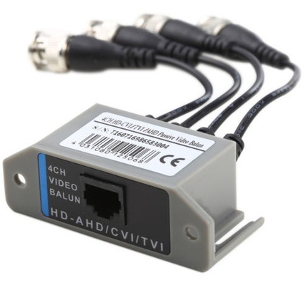 - Vidéo passive 4CH HD Balun Transceiver BNC à UTP RJ45 CCTV via des paires tordues