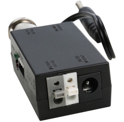 Électrique DC12V 1CH Transmetteur vidéo UTP actif Balun BNC Balun Transformateurs pour système DVR de caméra de vidéosurveillance