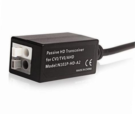 ABS UTP en plastique vidéo passive tordue Balun émetteur-récepteur pour système CCTV