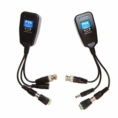 CCTV BNC Vidéo Balun de données de puissance / Transcepteur Extender via Cat5e Surge Protection