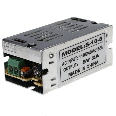 Énergie à tension constante 10W 5V 2A pour appareils électriques de vidéosurveillance LED
