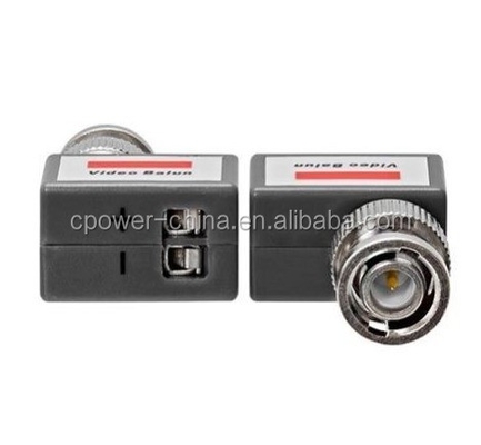Facilité d'installation CCTV Coaxial BNC Vidéo et émetteur-récepteur de puissance Balun à CAT5 AANGLE RIGT