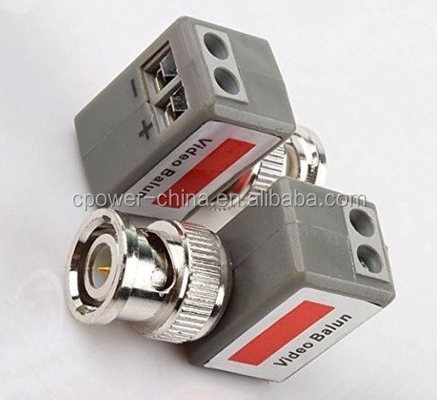 Facilité d'installation CCTV Coaxial BNC Vidéo et émetteur-récepteur de puissance Balun à CAT5 AANGLE RIGT