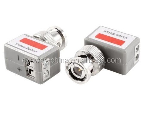 Facilité d'installation CCTV Coaxial BNC Vidéo et émetteur-récepteur de puissance Balun à CAT5 AANGLE RIGT