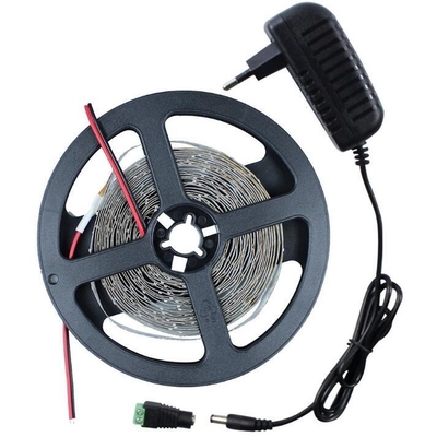 Noir/blanc Optionnel 12V 2A 24V 1A Adaptateur d'alimentation en courant continu LED pour 110-240V AC 50/60Hz